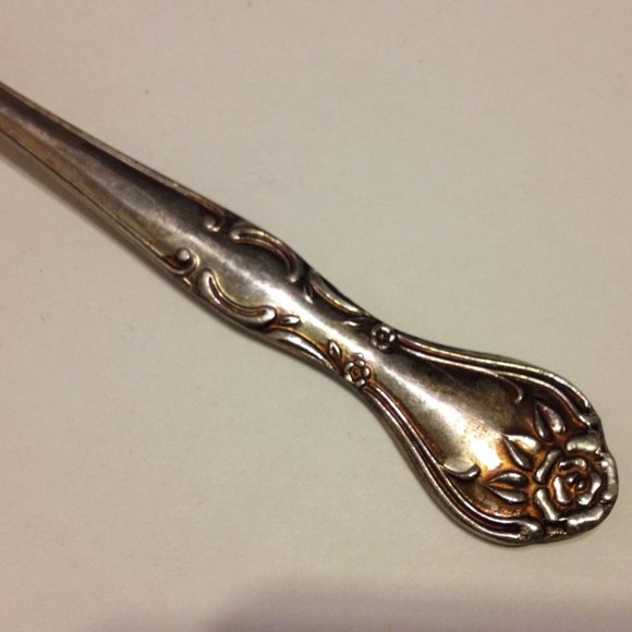 Nasco Norma Pattern Flatware Bon Bon Spoon Pie Cake Server 2 Pieces Stainless - Picture 7 of 9